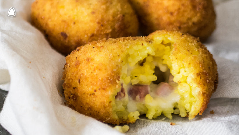 Ricetta - Arancine al Burro e Prosciutto