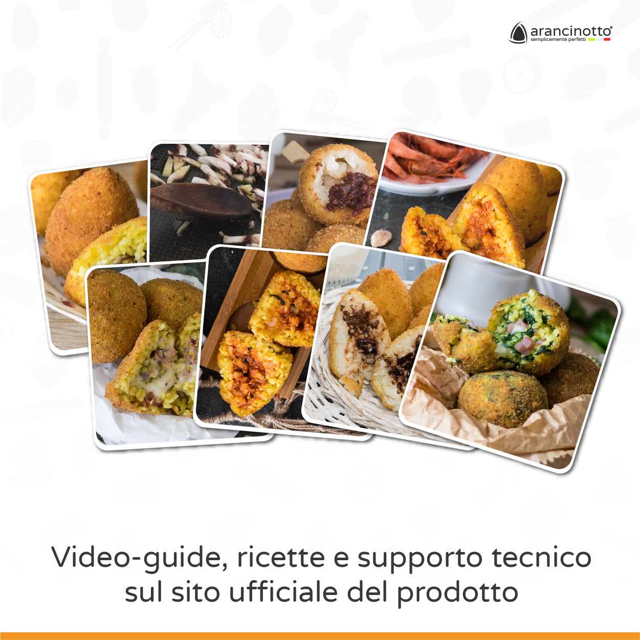 Stampo per arancini a punta di 160 grammi - Arancinotto - Stampi per Arancini